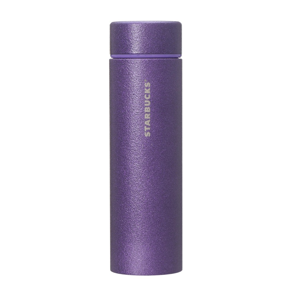 Starbucks Japan Halloween 2025 Glitter Purple Stainless Steel Bottle